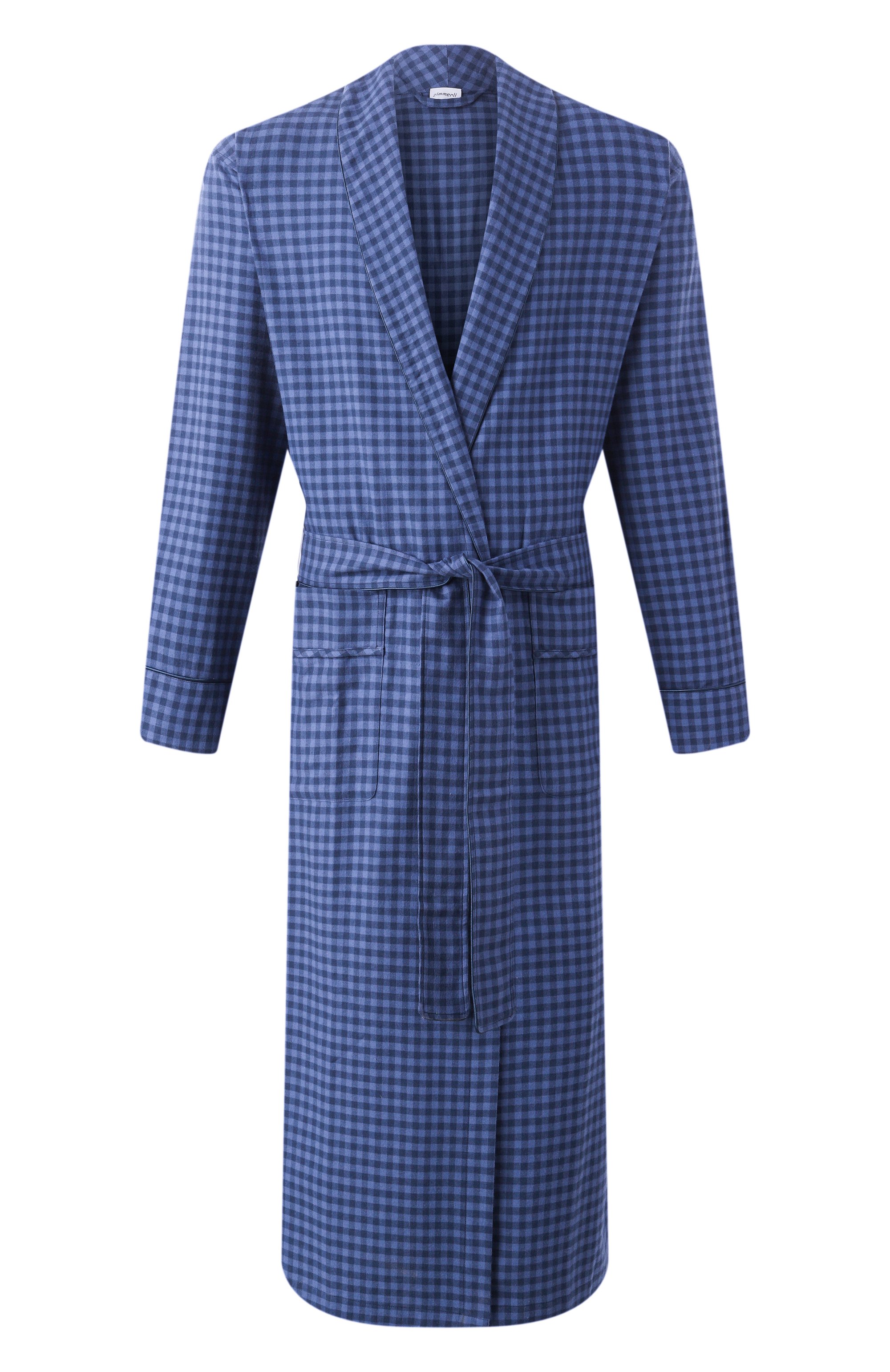 Халат из хлопка и шерсти ZIMMERLI, арт. 4600-75143, фото 1