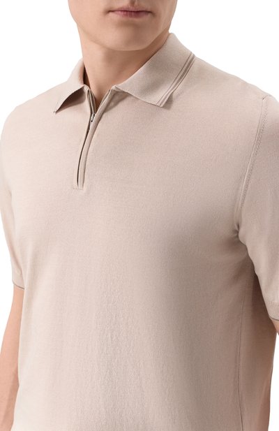 Поло из хлопка и шелка MVST, арт. M26.CSM.K425, фото 5