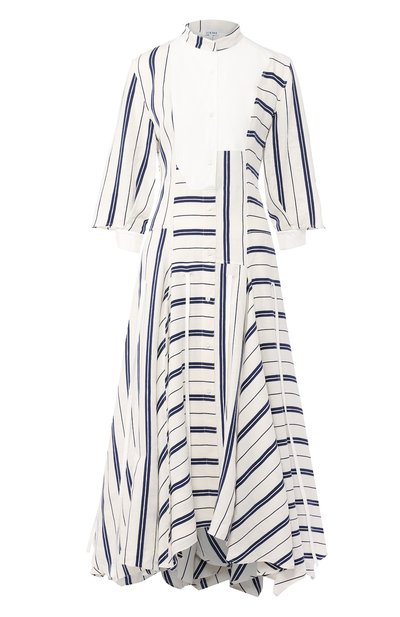 Платье из смеси льна и хлопка LOEWE, арт. D2196032F0, фото 1