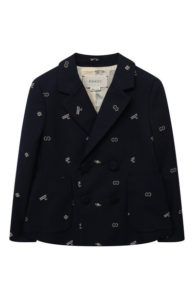 Хлопковый пиджак GUCCI, арт. 626209 XWAKM, фото 1