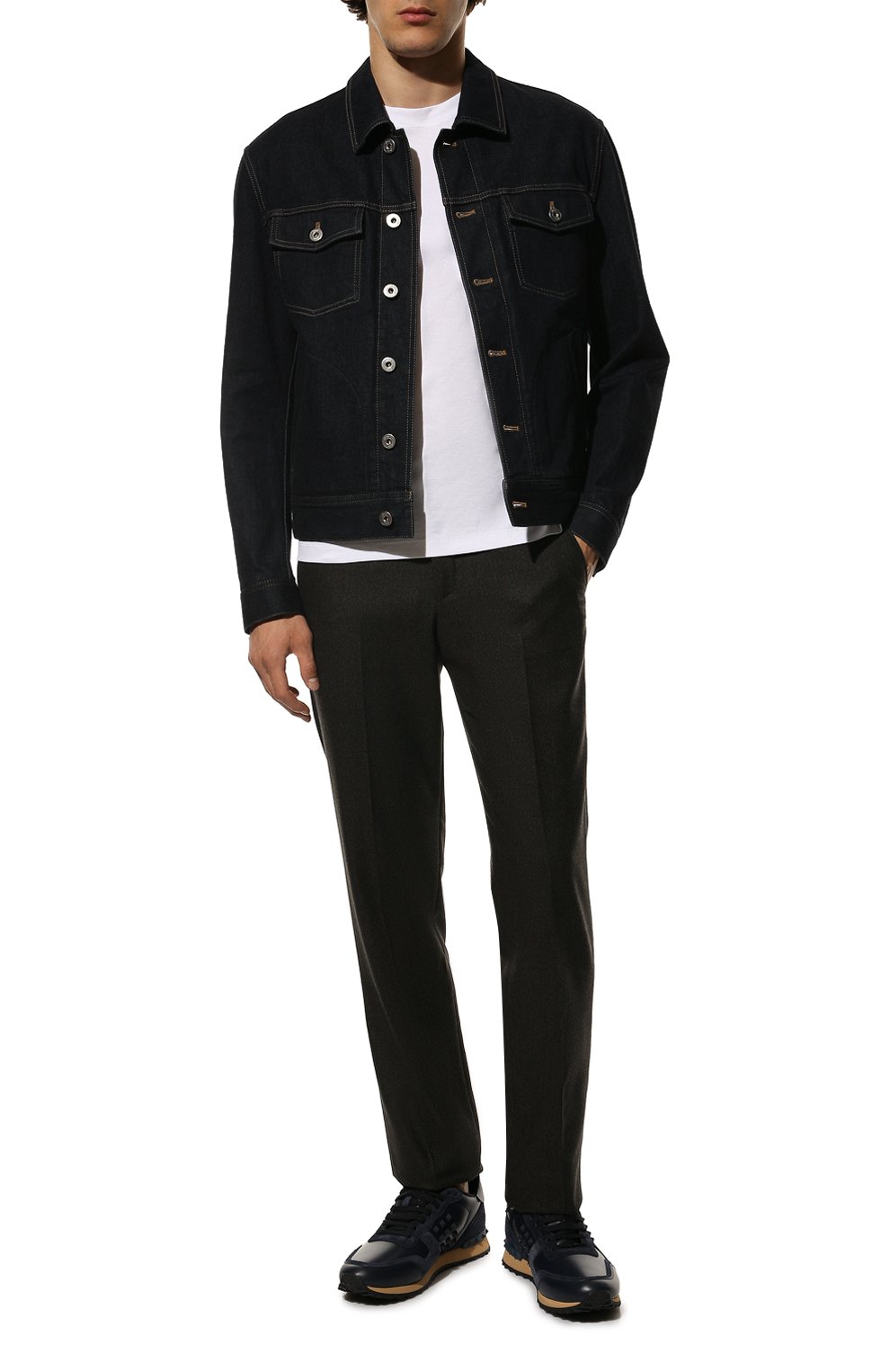 Кожаные кроссовки rockstud VALENTINO, арт. VY2S0748/VRJ, фото 2