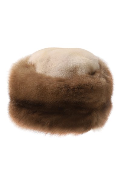 Шапка-кубанка из меха норки и соболя VICTORIA KUSENKOVA, арт. 061203641455, фото 3