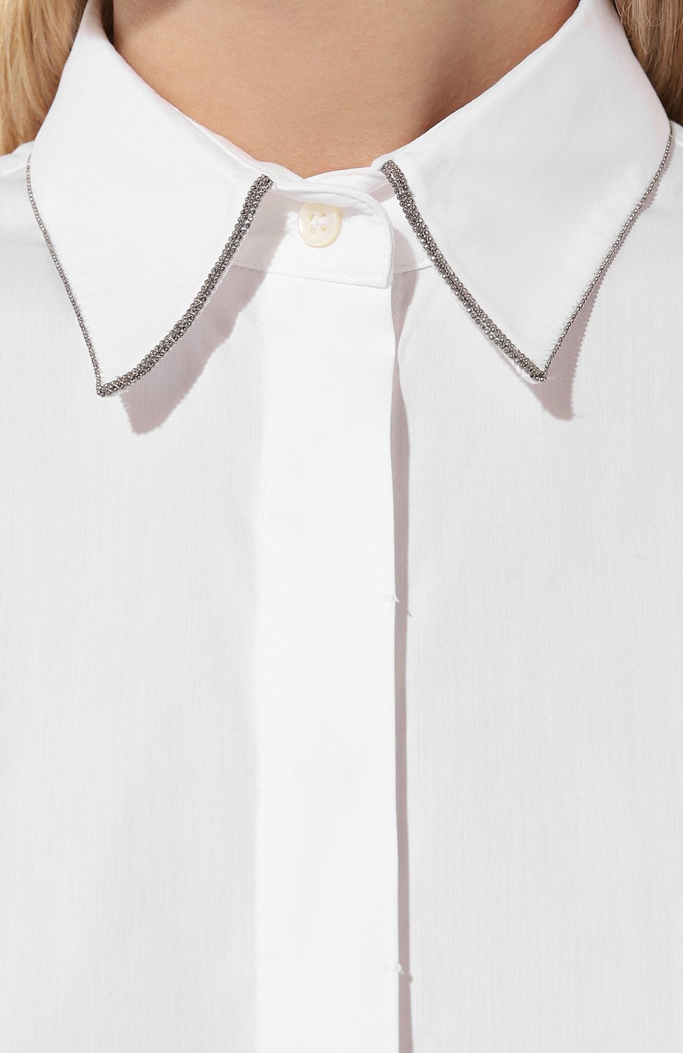 Хлопковая рубашка BRUNELLO CUCINELLI, арт. M0091MA616, фото 5