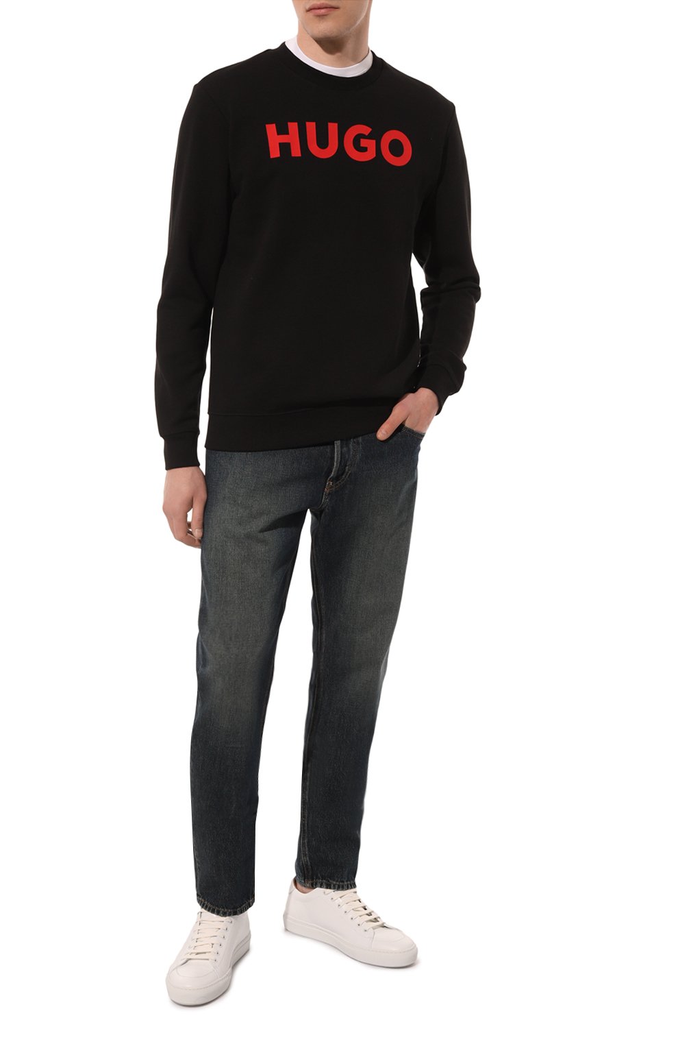 Хлопковый свитшот HUGO, арт. 50477328, фото 2