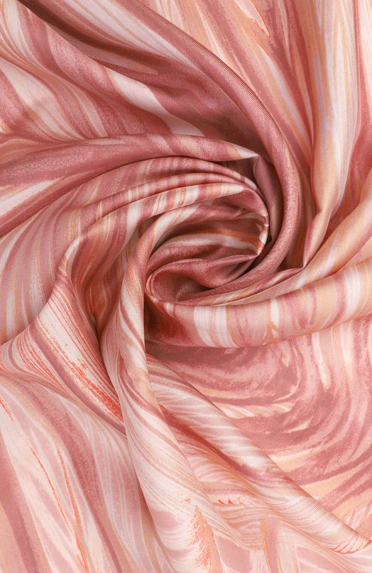 Шелковый платок Kiton D53754K0953H19 Розовый  D53754K0953H19 Фото 3