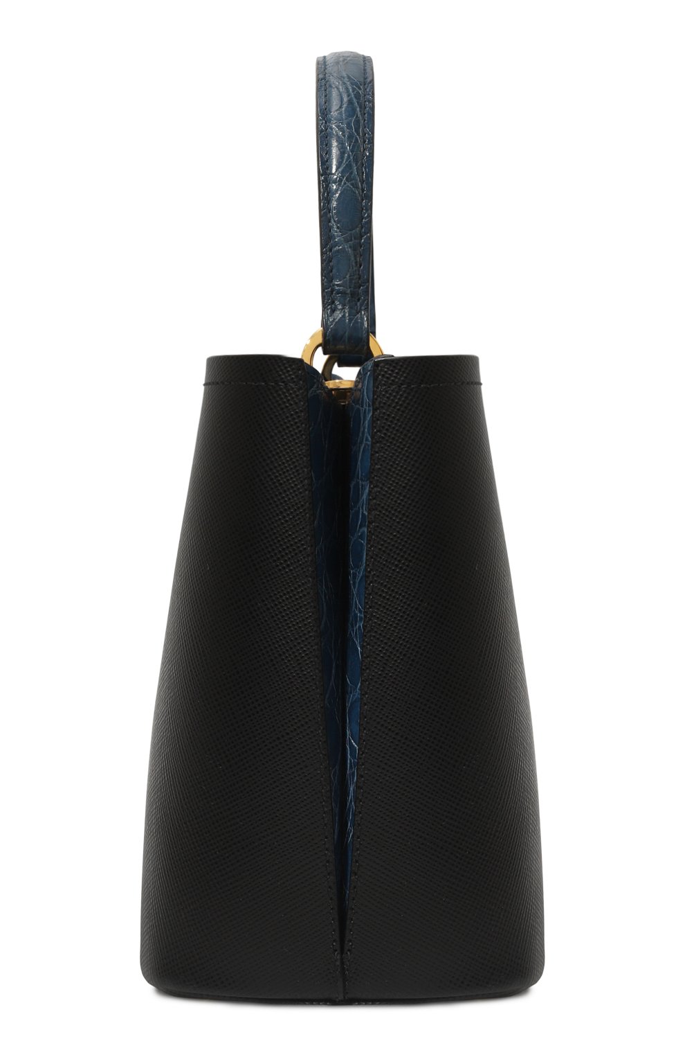 Сумка с отделкой из кожи каймана PRADA, арт. 1BA212-2EVL-F098P-OOO, фото 4