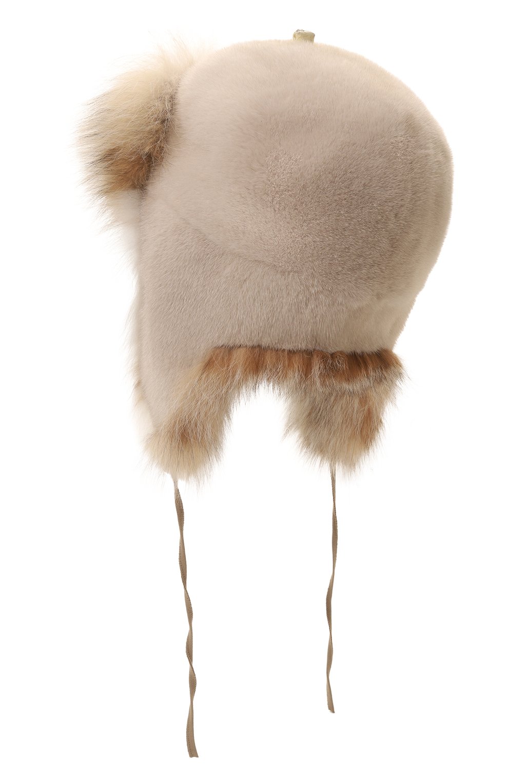 Меховая шапка-ушанка селин из норки и рыси FURLAND, арт. 0090907610090600000, фото 2