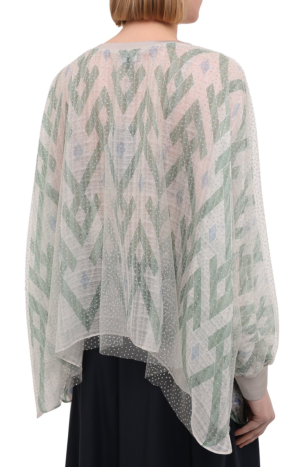 Блузка из шелка и вискозы GIORGIO ARMANI, арт. 1SHCCZ13/TZ818, фото 4