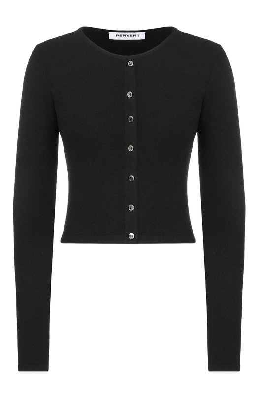Кашемировый кардиган Pervert PE26/CR01/60-41 Чёрный PE26/CR01/60-41