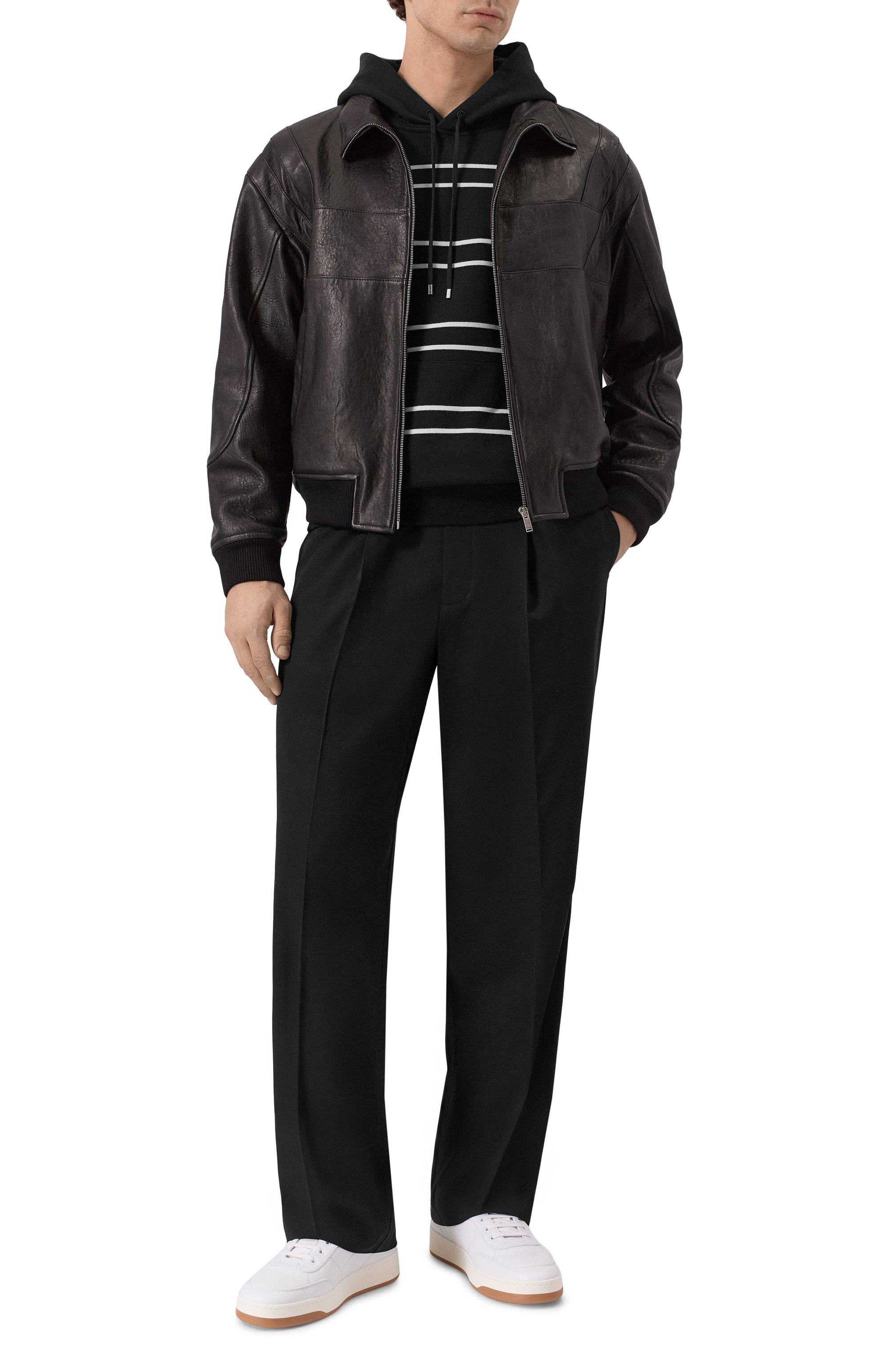 Хлопковое худи SAINT LAURENT, арт. 759979/Y37IZ, фото 2