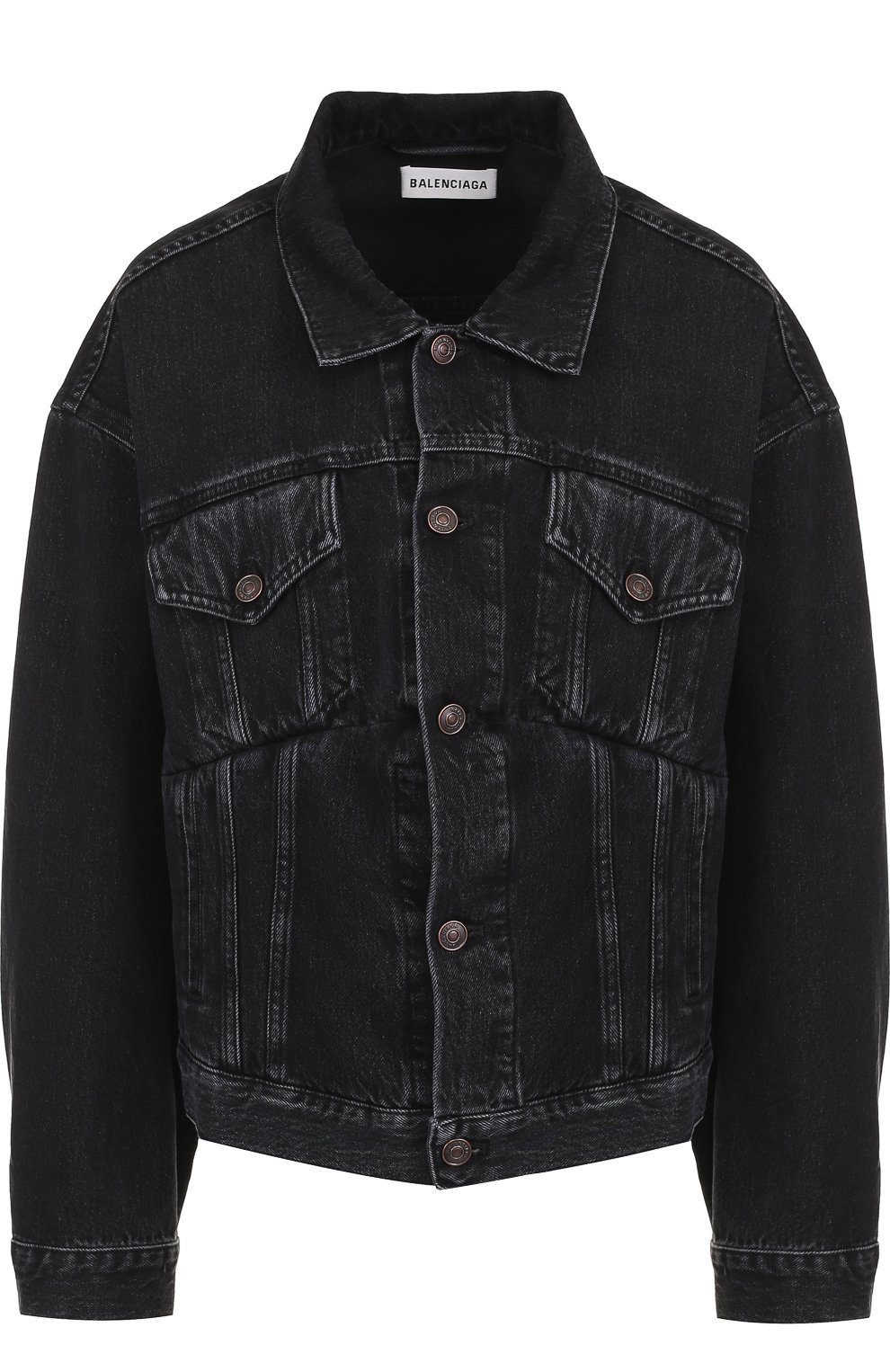 Джинсовая куртка с потертостями BALENCIAGA, арт. 529176/TUE14, фото 1
