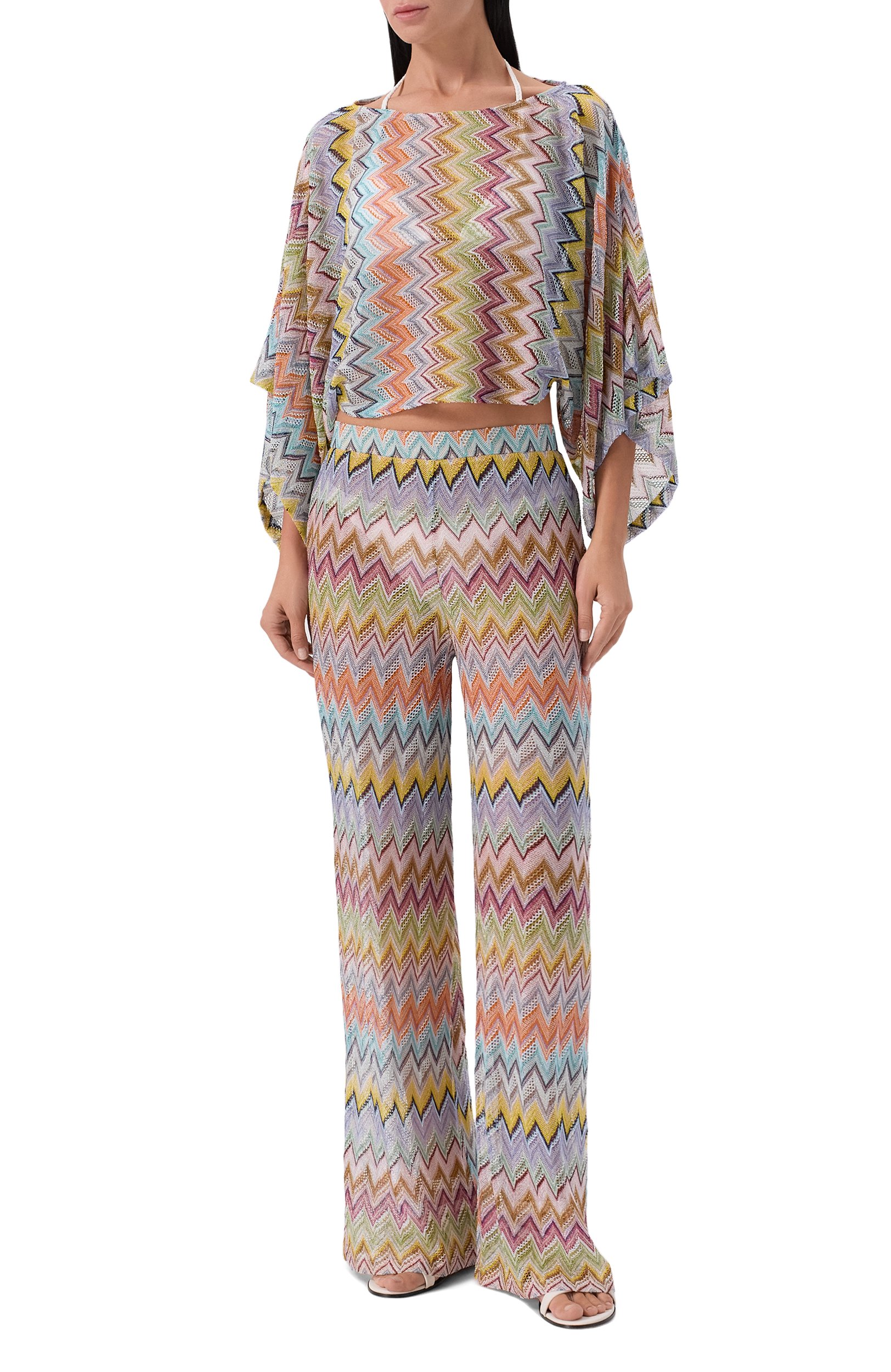 Топ из вискозы MISSONI разноцветного цвета по цене 93050 руб., арт. MC26WK00/BR015Y, фото 2 Топ из вискозы MISSONI, арт. MC26WK00/BR015Y, фото 2