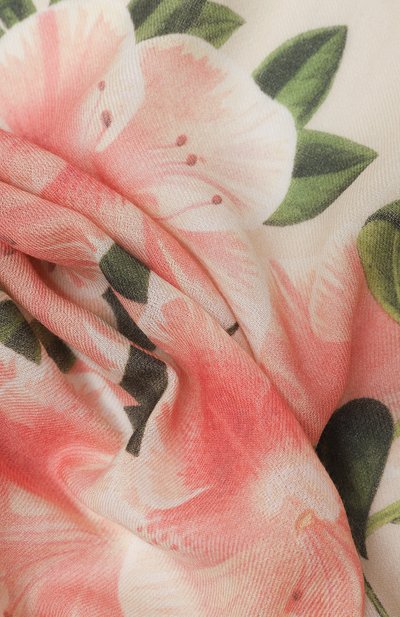 Платок из кашемира и шелка COLOMBO бежевого цвета по цене 104000 руб., арт. S7/70X70, фото 5 Платок из кашемира и шелка COLOMBO, арт. S7/70X70, фото 5