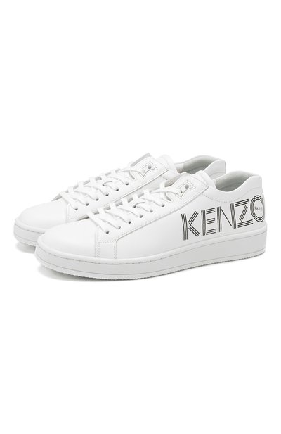 Мужские кожаные кеды KENZO, арт. F965SN129L71