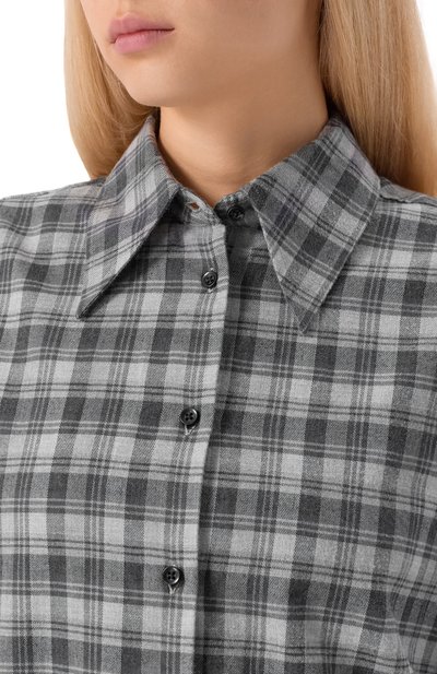 Хлопковая рубашка OFFICINE GENERALE, арт. W25WSHI001, фото 5