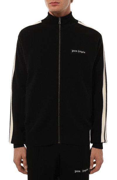 Толстовка из шерсти и вискозы PALM ANGELS, арт. PMHA028F24KNI001, фото 3