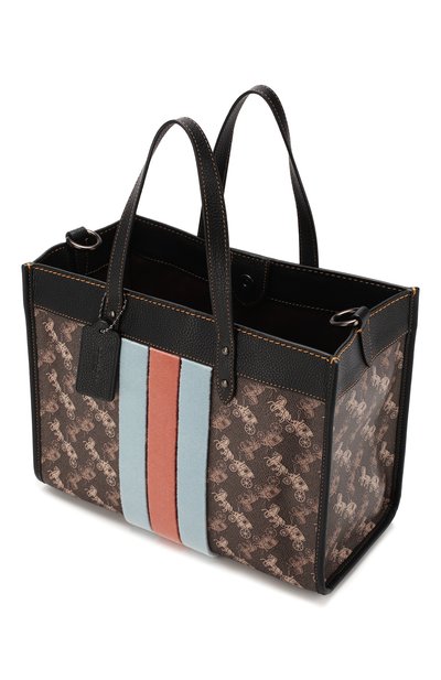 Сумка-тоут field 30 small COACH коричневого цвета по цене 49750 руб., арт. 79238, фото 4 Сумка-тоут field 30 small COACH, арт. 79238, фото 4