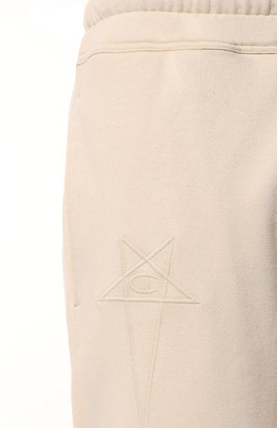 Хлопковые брюки rick owens x champion RICK OWENS, арт. CM01D0471/CHFE, фото 5