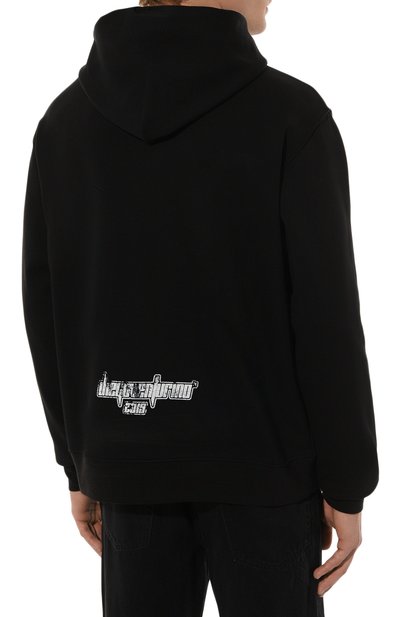 Хлопковое худи DIEGO VENTURINO, арт. D3W4DVFLHTDSTR, фото 4