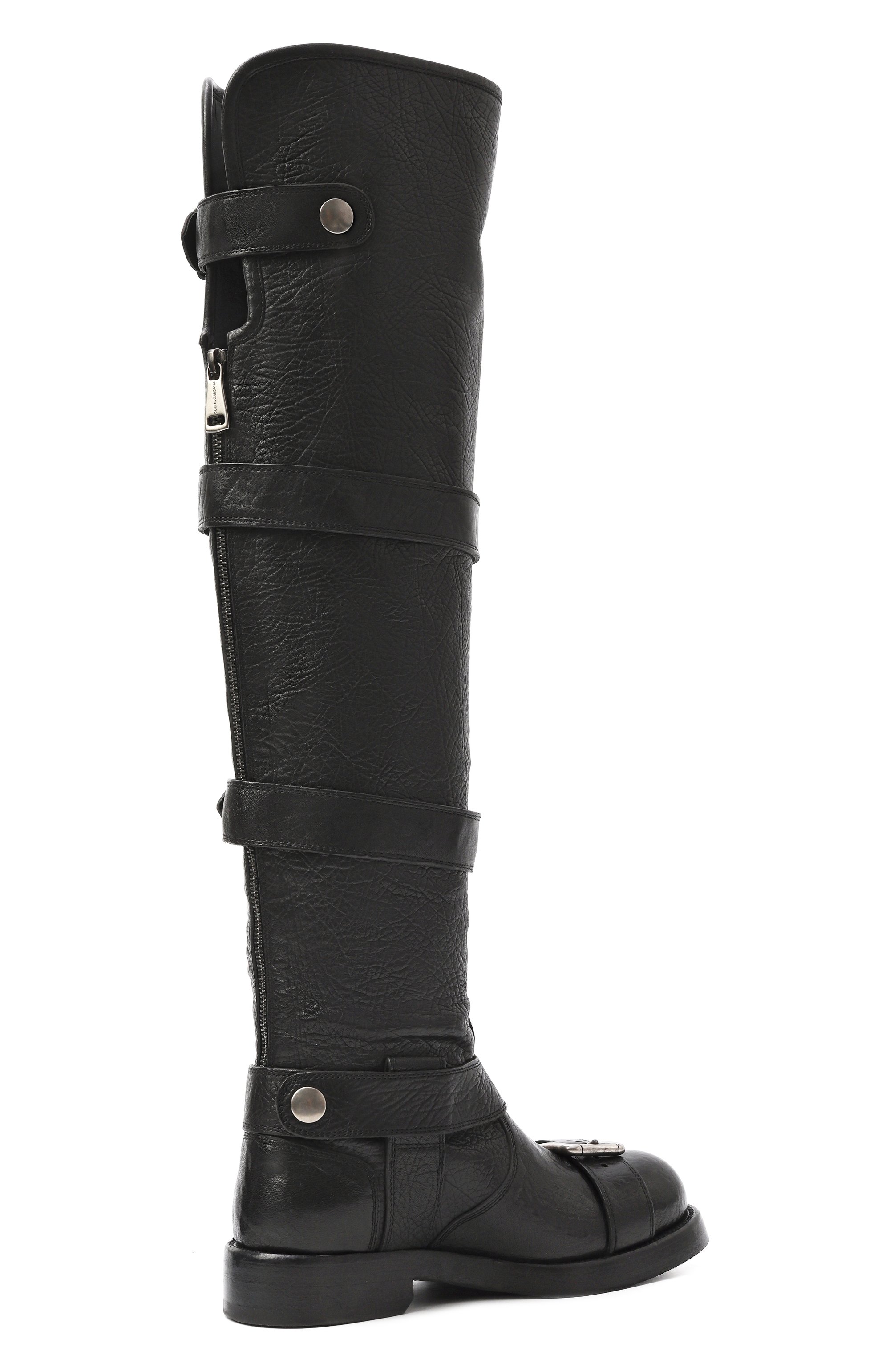 Кожаные ботфорты bernini DOLCE & GABBANA, арт. CU1239/AW352, фото 5