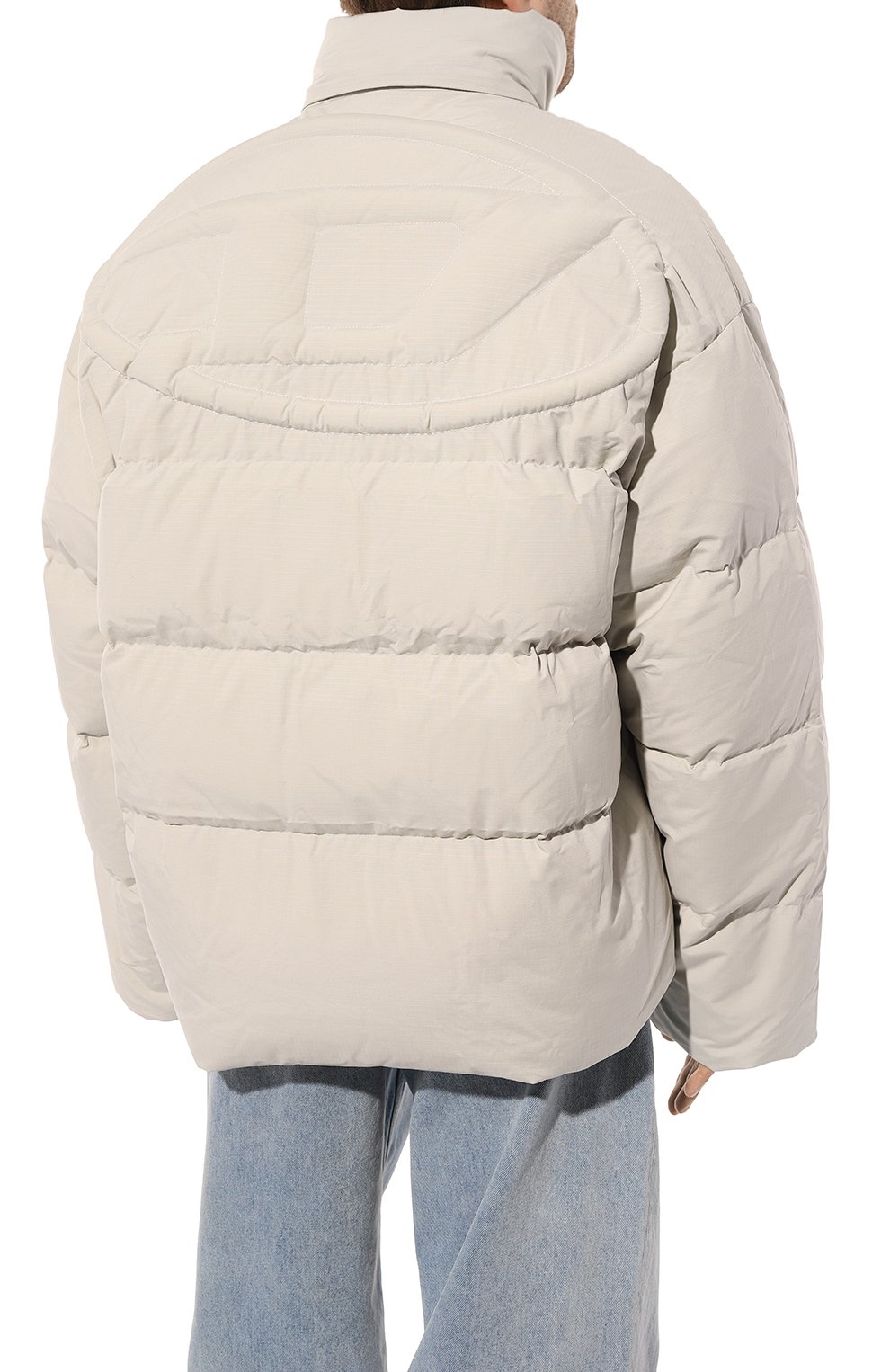 Пуховик DIESEL кремового цвета по цене 52250 руб., арт. A11432/0BJAJ, фото 4 Пуховик DIESEL, арт. A11432/0BJAJ, фото 4