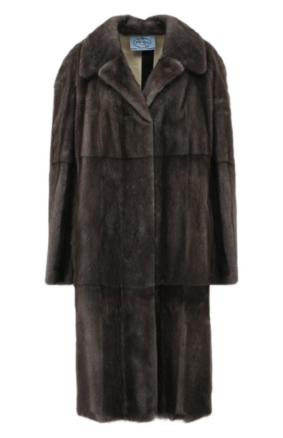 Женская шуба из норки PRADA, арт. 166543-L89-F0031