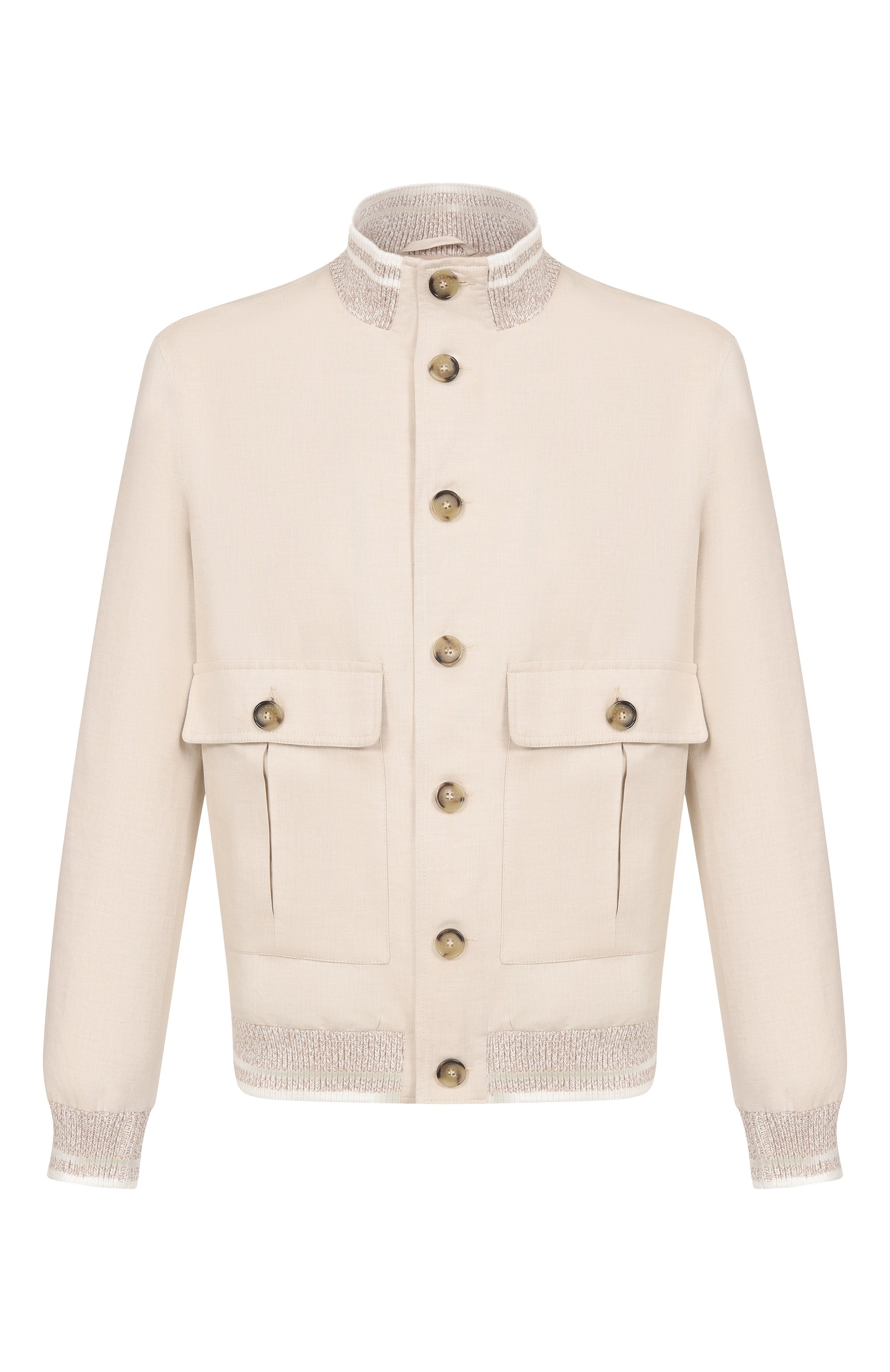 Бомбер изо льна и хлопка PAUL&SHARK, арт. 26412082, фото 1