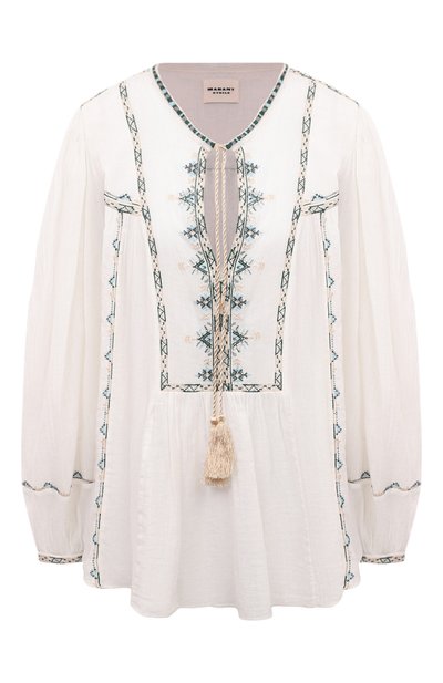 Женская хлопковая блузка ISABEL MARANT ETOILE, арт. 24PHT0371FA-B1J15E
