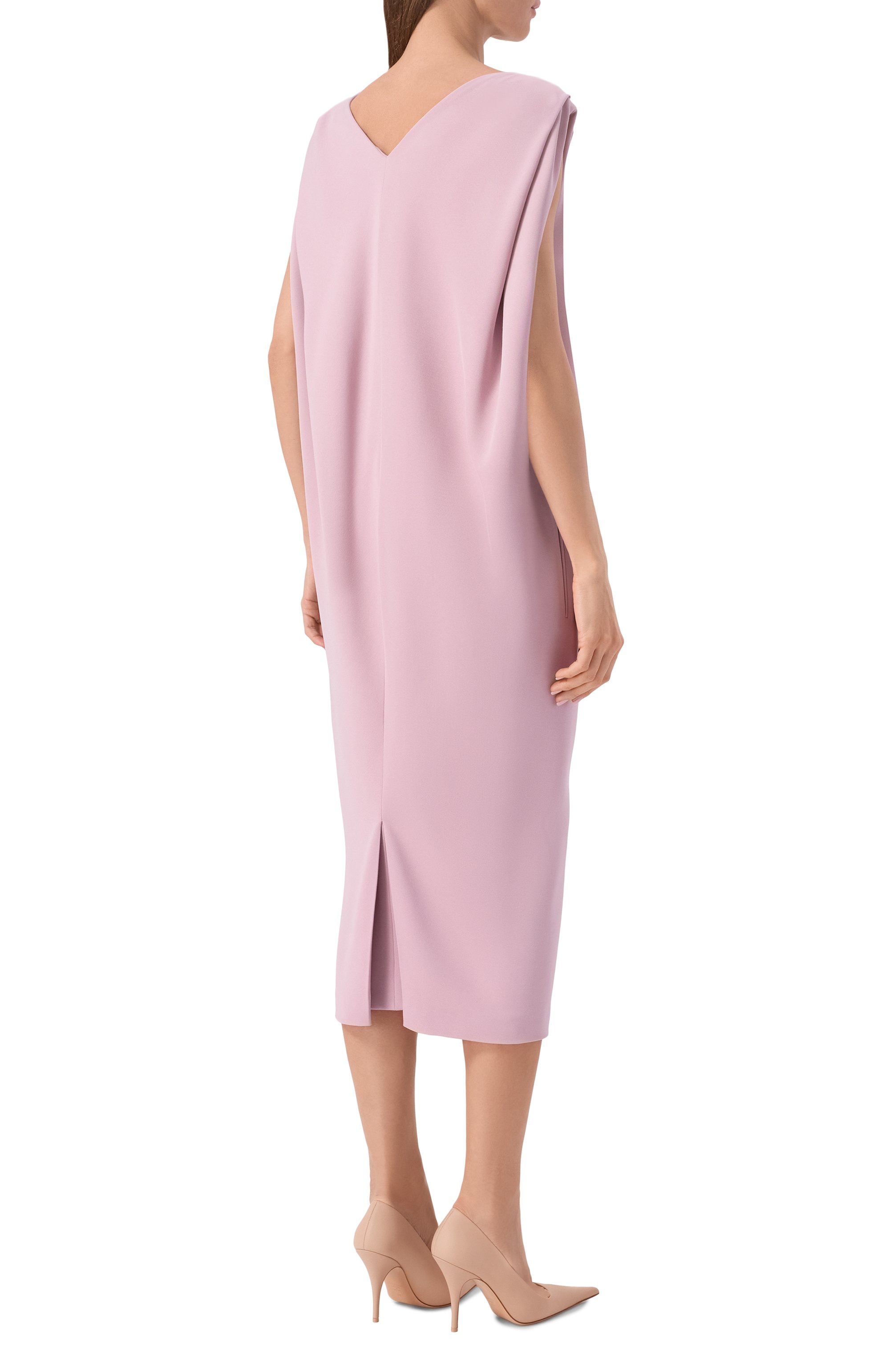 Платье из шелка и шерсти BALENCIAGA, арт. 872519/TUT14, фото 3