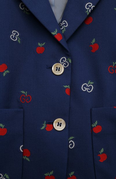 Хлопковый жакет GUCCI, арт. 604088 XWAH3, фото 3