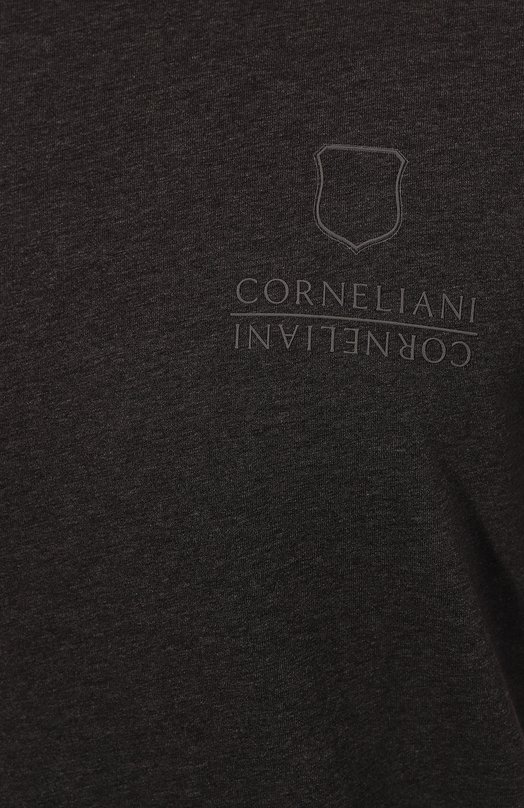 Хлопковая футболка Corneliani 94G586-9425042 Серый  94G586-9425042 Фото 5