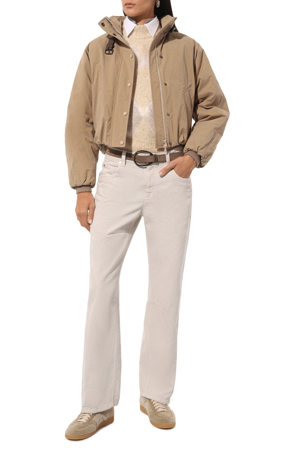 Кеды из овчины SANTONI, арт. WBPG61283FARGLCY, фото 2