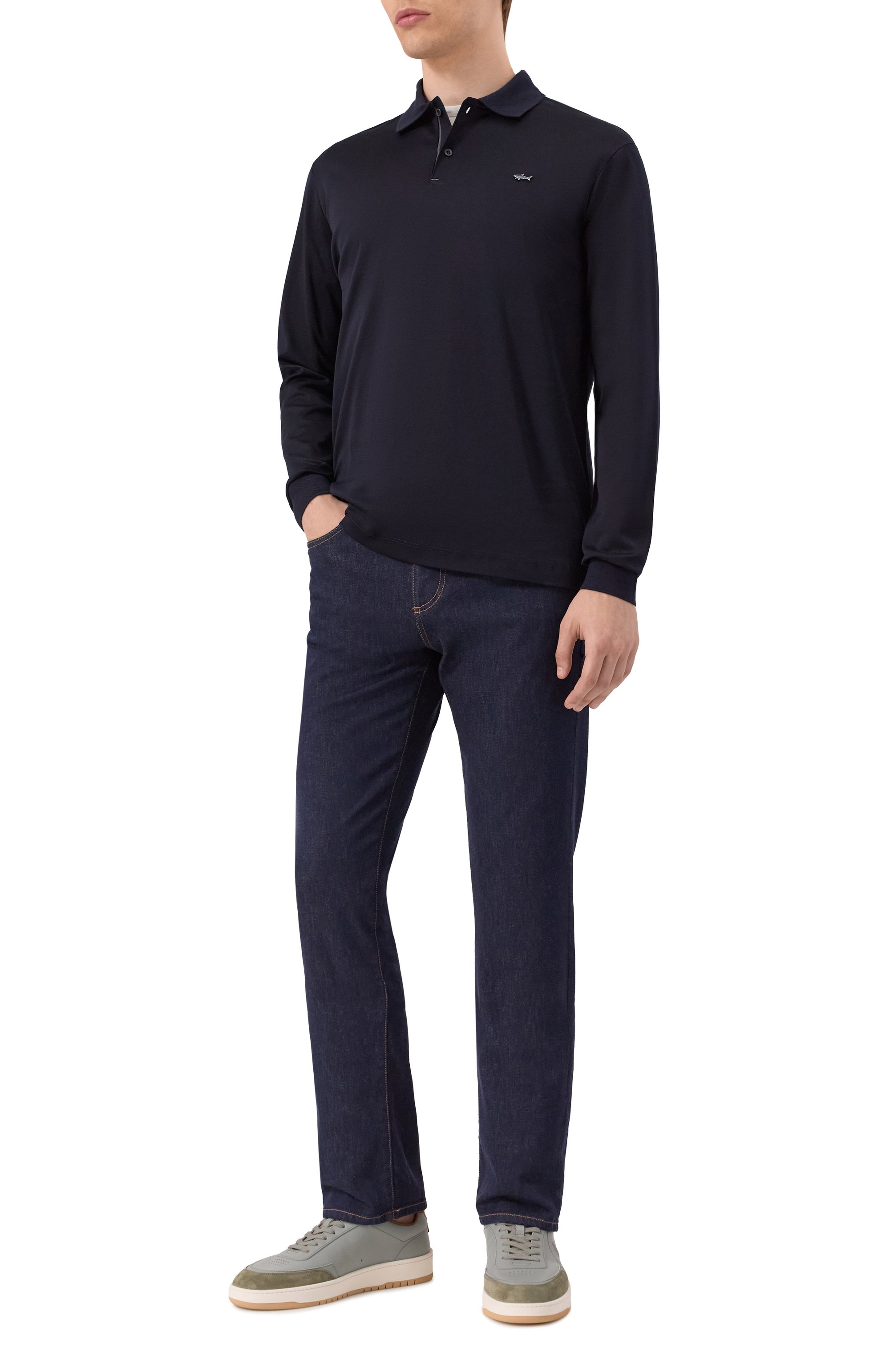 Хлопковое поло PAUL&SHARK, арт. 15311727, фото 2