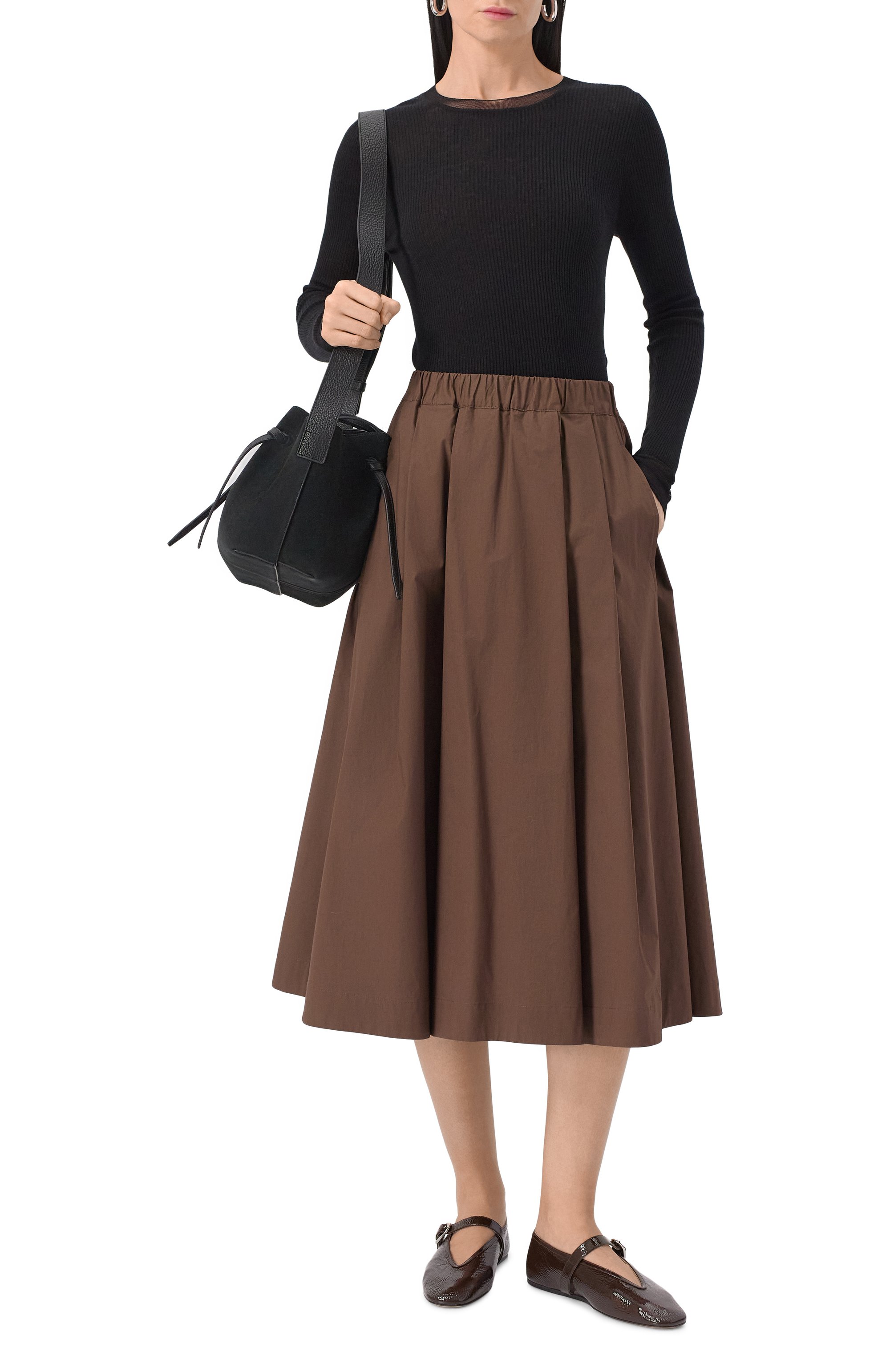 Хлопковая юбка ANTONELLI FIRENZE, арт. N9648/135B, фото 2