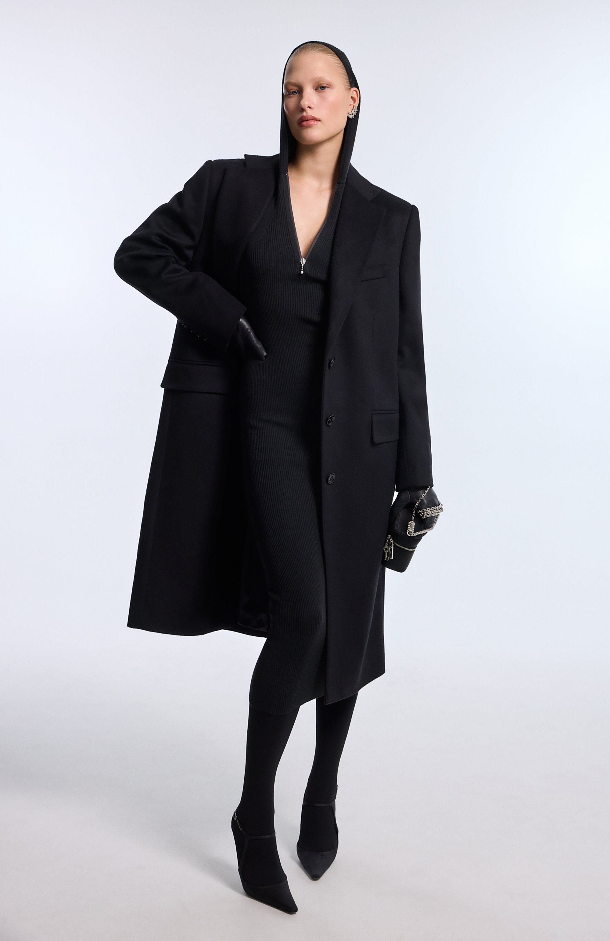 Платье JIL SANDER черного цвета по цене 227000 руб., арт. J40CT0128-J14639, фото 7 Платье JIL SANDER, арт. J40CT0128-J14639, фото 7