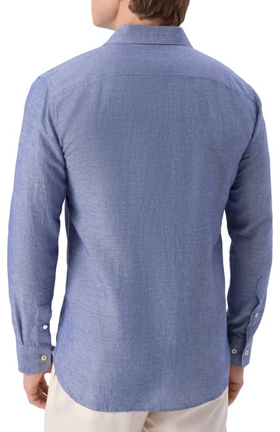Рубашка изо льна и хлопка 120% LINO, арт. 32ALIM1311/D879/100, фото 4