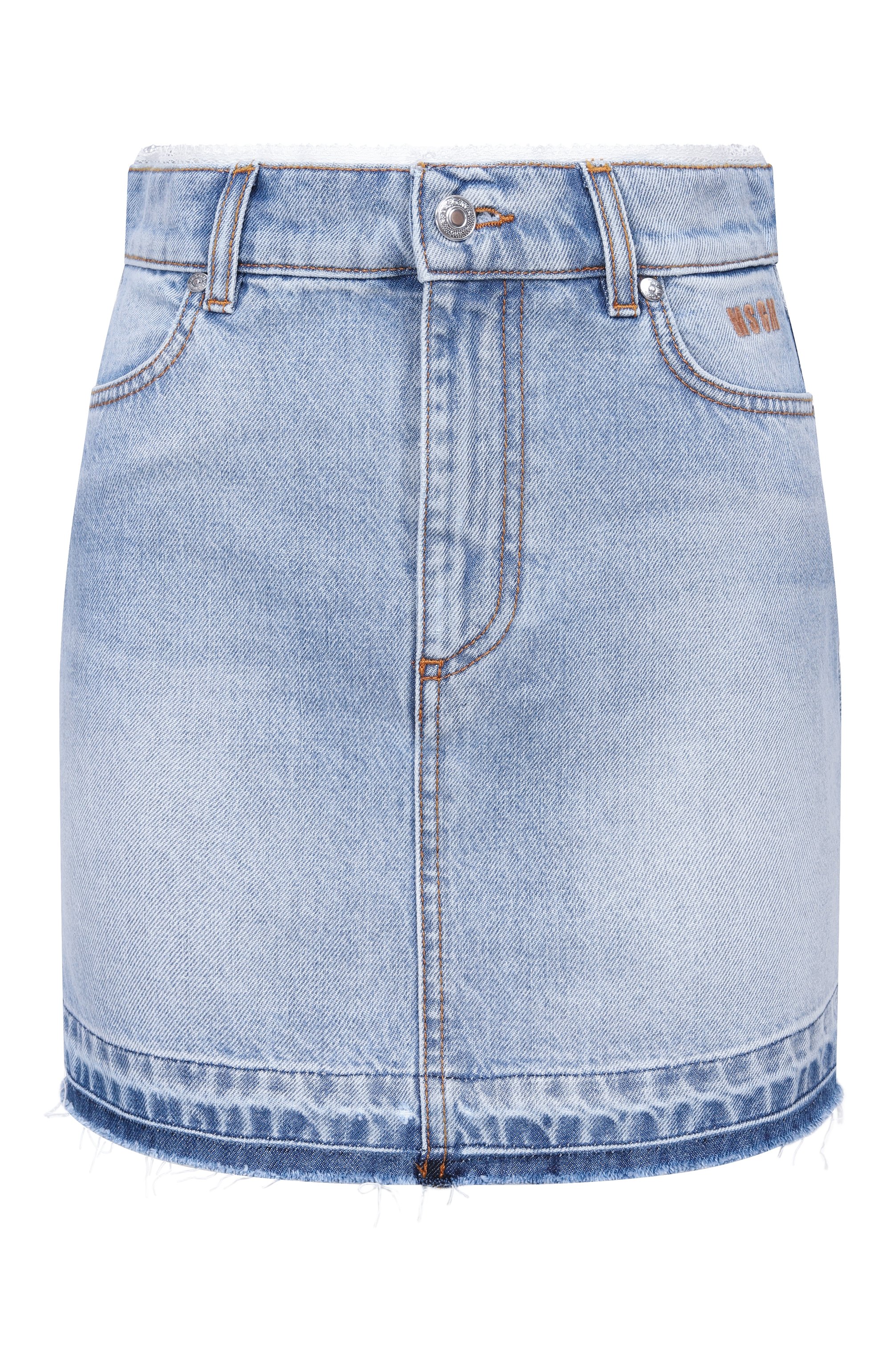 Джинсовая юбка gonna MSGM, арт. 4041MDD234L/267279, фото 1