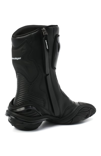Кожаные сапоги tyrex biker BALENCIAGA, арт. 637680/WBBS1, фото 4