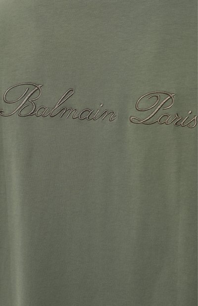 Хлопковая футболка BALMAIN, арт. DH1EG010/BC68, фото 5