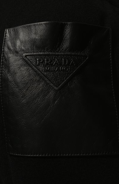 Джоггеры из кашемира и шелка PRADA, арт. UMP101-1Z4R-F0002-221, фото 5