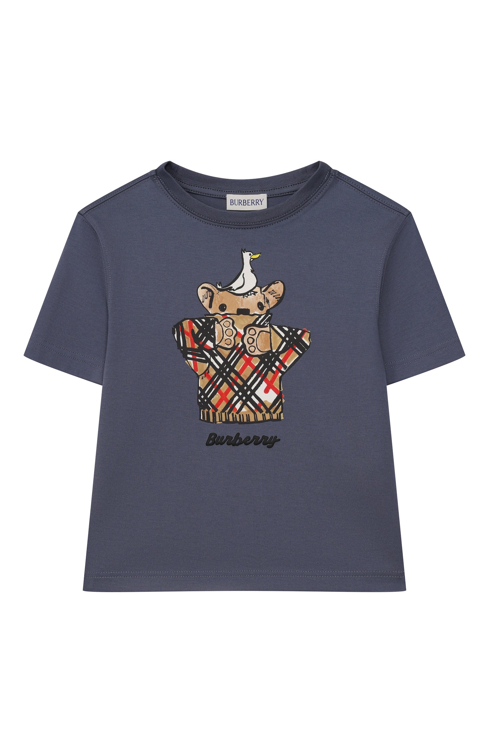 Хлопковая футболка BURBERRY, арт. 8132340, фото 1