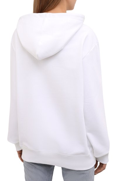 Хлопковое худи HELMUT LANG белого цвета по цене 34650 руб., арт. L05HW524, фото 4 Хлопковое худи HELMUT LANG, арт. L05HW524, фото 4