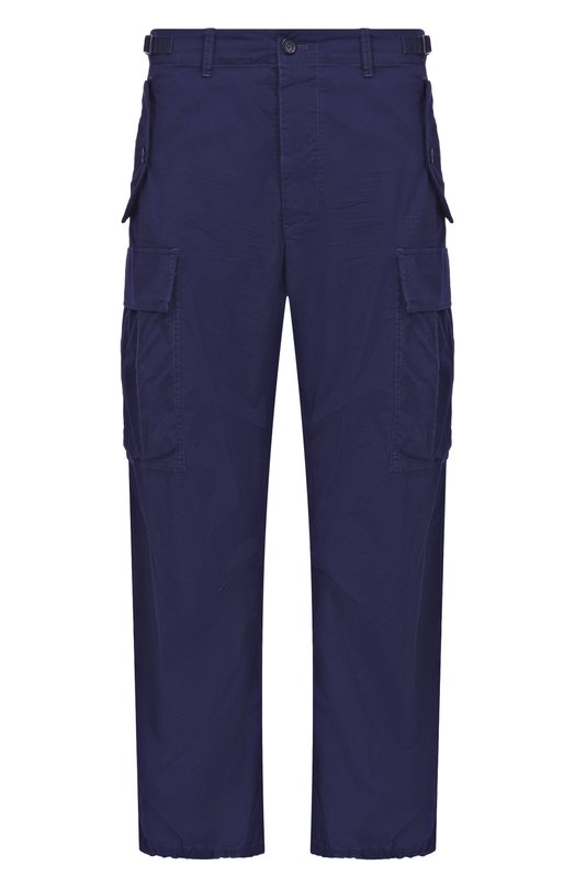 Хлопковые брюки-карго Dsquared2 S74KB1115/S35175 Синий S74KB1115/S35175