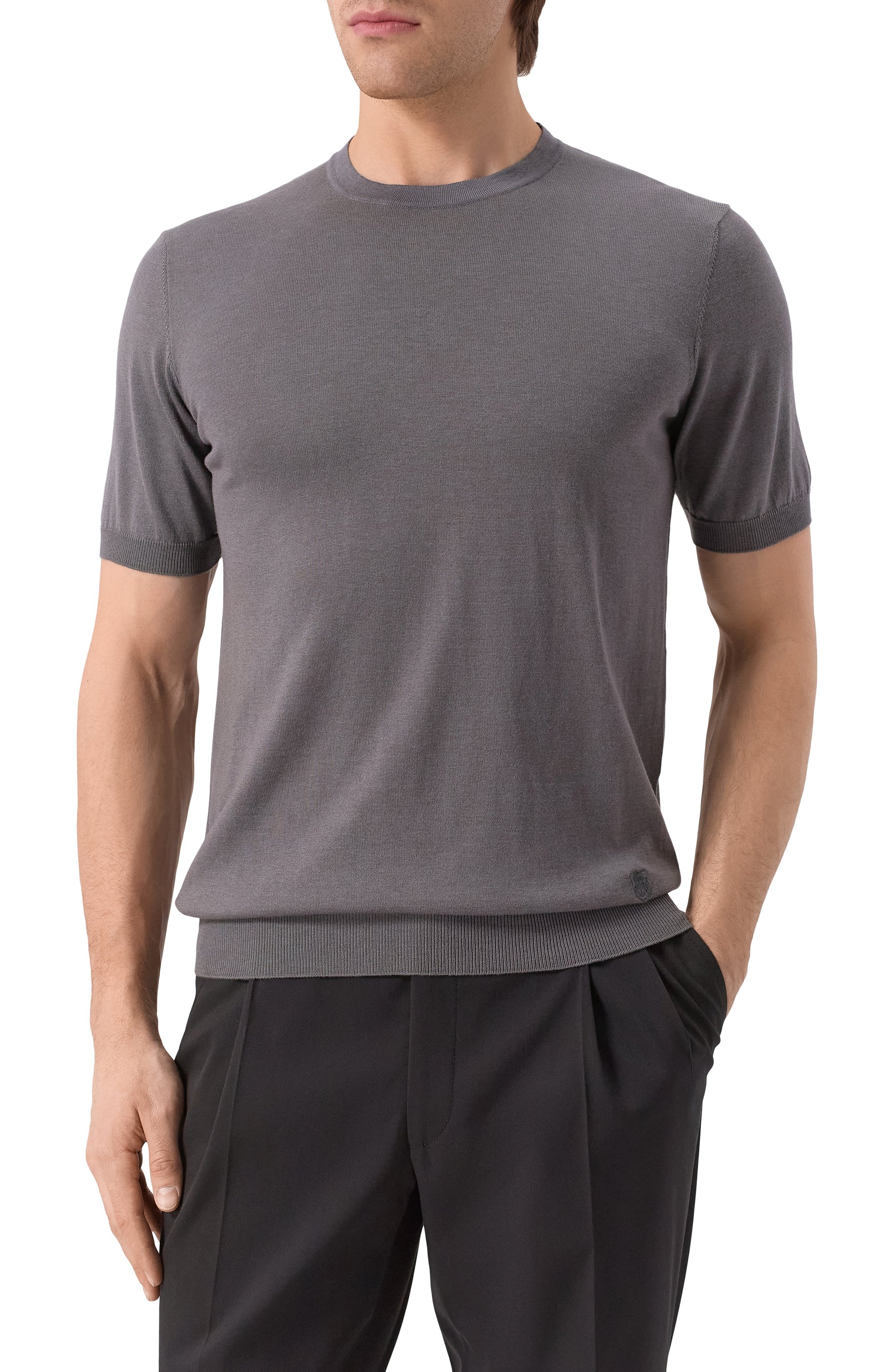 Джемпер из шелка и хлопка CORNELIANI, арт. 25M550-2525165, фото 3