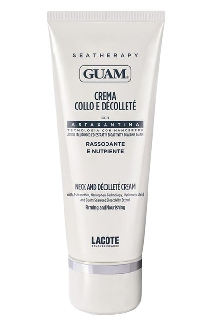Крем для области шеи и декольте c астаксантином (75ml) GUAM бесцветного цвета, арт. 8025021223384 | Фото 1 (Региональные ограничения белый список (Axapta Mercury): Не проставлено; Нос: Не проставлено)