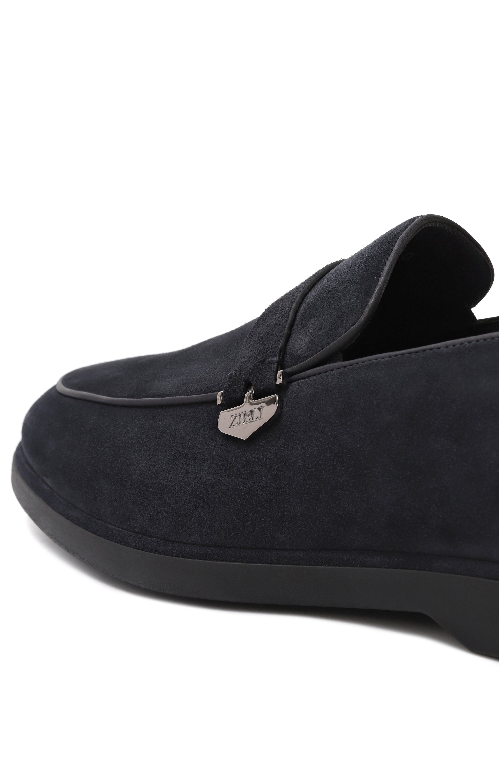 Замшевые лоферы ZILLI, арт. H0148AM1104VZTP02, фото 7