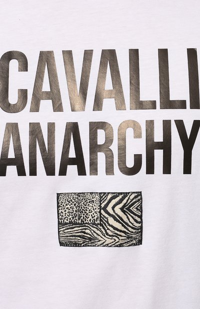Хлопковая футболка ROBERTO CAVALLI, арт. PRT60B/JD060, фото 5