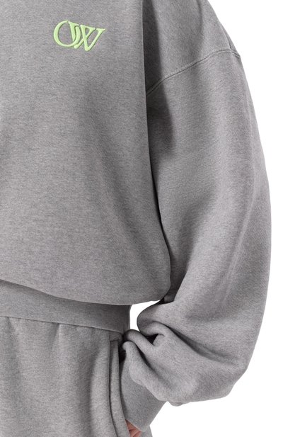 Хлопковый свитшот OFF-WHITE, арт. 0WBA075S25FLE0040514, фото 5