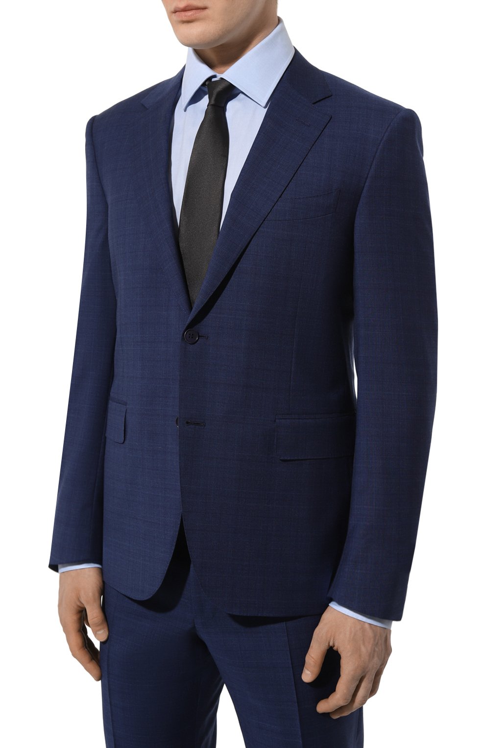 Шерстяной костюм CANALI синего цвета по цене 145000 руб., арт. 11280/19/FC05150, фото 2 Шерстяной костюм CANALI, арт. 11280/19/FC05150, фото 2