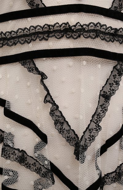 Платье REDVALENTINO черно-белого цвета по цене 89950 руб., арт. WR3VA18M/631, фото 5 Платье REDVALENTINO, арт. WR3VA18M/631, фото 5